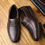 米斯康男鞋正装皮鞋男韩版软皮商务加绒棉鞋皮鞋英伦圆头皮鞋子537(棕色)第3张高清大图