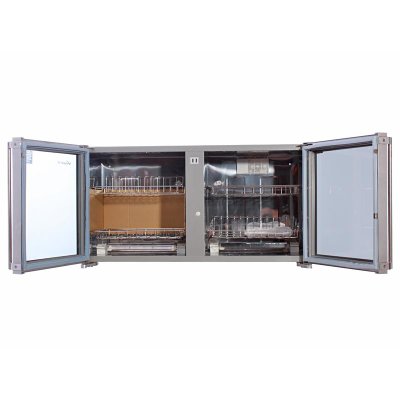 卧式消毒柜推荐：万和ZLP68-8 卧式食具消毒柜（亮银茶色）