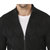 商场款 羊毛休闲时尚保暖夹克 纯色厚款针织立领外套(黑色 M)第5张高清大图