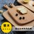 厨房家用案板日式木质砧板菜板面包板披萨板水果切板托盘烘培用品(榉木砧板大号【整木】 默认版本)第5张高清大图