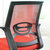心家宜艾丽进口网布舒适电脑椅 办公椅 职员椅 老板椅 转椅 人体工学电脑椅 椅子 办公椅(激情红（升级版）)第4张高清大图