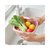 洗菜盆沥水篮水果盘客厅家用果盘创意洗菜篮子双层沥水篮(粉红)第4张高清大图