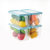 乐丽诗透明密封保鲜储物罐盒 食品级塑料分装带盖水果五谷杂粮收纳盒(4个装 默认)第3张高清大图