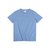 210g品质冰丝棉拉架纯色情侣装潮流 2021夏季新款男士短袖t恤(水冰绿 S)第9张高清大图