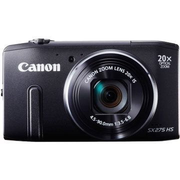 佳能（canon）PowerShot SX275HS数码相机  黑色 流线型机身设计 经典的机身色彩 DIGIC6让拍摄的短片更加流畅