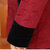 婉荷2017冬装新款中老年女装老年人奶奶装格纹立领棉袄冬季羊羔绒棉服加绒加厚保暖唐装棉衣(暗红 4XL(建议135-145斤))第3张高清大图