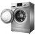 小天鹅(LittleSwan) TG80-1229EDS 8公斤 变频滚筒洗衣机(银色) 变频科技静音耐用第4张高清大图