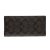 COACH 蔻驰 75013 新款男士PVC经典长款钱包(咖啡色 75013)第3张高清大图