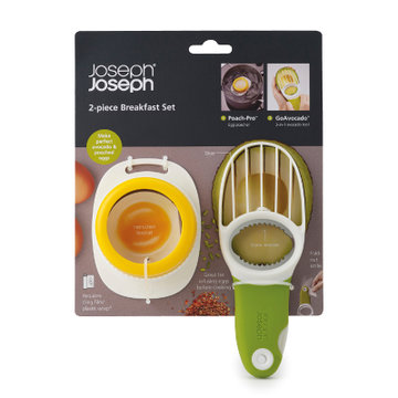 英国Joseph 创意牛油果刀 便携水果刀 可爱折叠刀 煮蛋器2件套 牛油果刀 真快乐厨空间