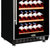 索比亚SY128智能恒温红酒柜 茶叶柜 冷藏柜 冰吧展示柜 黑色(黑色明拉手平架)第4张高清大图
