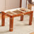 大理石餐桌椅组合小户型方桌6人红色长方形西餐台家具实木雕花饭桌 一桌6椅-(一桌十椅 1.5米)第5张高清大图