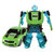 星辉rastar RS战警手动变形机器人1:64儿童玩具合金模型汽车人(66240绿色)第3张高清大图