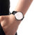 阿玛尼手表休闲时尚潮流超薄皮带石英男士手表AR1674(白色 皮带)第5张高清大图
