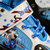 乐士169溜冰鞋儿童全套装 旱冰鞋儿童轮滑鞋轮滑护具套装 可调伸缩滑冰鞋男女直排轮(蓝色 L码（40-43）)第5张高清大图