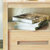 全实木床头柜白蜡木储物柜简约现代单抽收纳柜(原木色 单个床头柜)第5张高清大图