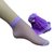 短袜女糖果色袜子薄款紫色彩色透明丝袜夏季白色水晶袜超薄对对袜(40双 淡雅绿)第5张高清大图