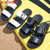 奥康2022夏季新款拖鞋男士室外沙滩凉鞋韩版潮流时尚外穿个性凉拖(白色 42)第3张高清大图