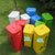 俊采云JCY-S181糖果铁皮垃圾桶收纳桶大小号环保分类户外室外带盖 40L绿色（单位：个）(绿色 JCY-S181)第3张高清大图