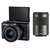 佳能微单（Canon）EOS M100 黑色双头套机（15-45镜头+55-200镜头）（触控翻转LCD 双头可多场景拍摄）第2张高清大图