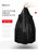 家用加厚手提式垃圾袋点断式塑料袋大号一次性黑色背心垃圾袋批发(黑色 5卷100只)第4张高清大图