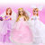 艾芘儿婚纱芭比娃娃套装礼盒公主洋娃娃女孩礼物(粉色)第2张高清大图