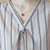 VEGININA 韩版蝴蝶结短袖雪纺衬衫上衣 3164(蓝色 XXL)第4张高清大图