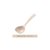 家用小麦秆塑料大号汤勺简约素色长柄稀饭勺多用途厨房餐具汤勺(咖啡色（大号）)第8张高清大图