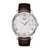 天梭/Tissot手表 俊雅系列钢带石英男士手表T063.610.11.038.00(银壳白面棕带)第5张高清大图