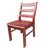 俊采云JCY-B14会议椅办公椅职员专用椅油漆四脚实木会议椅（单位：把）(红胡桃色)第2张高清大图