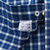 雅戈尔修身版时尚休闲格子短袖衬衫男士商务纯棉透气半袖SDP12535(深蓝色 43)第4张高清大图