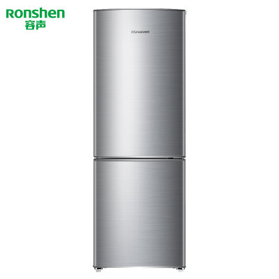 容声（Ronshen）BCD-172D11D 172升 双门两门冰箱 直冷 保鲜速冻 自感应温度补偿 节能静音 家用冰箱(灰色)