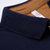 夏季新款男士短袖t恤翻领polo衫潮牌潮流上衣服男装半袖体恤4  Stz501(PB-Stz501藏蓝色（绿色袖） XL)第4张高清大图