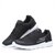 Skechers斯凯奇男鞋新款轻便跑步鞋 舒适减震网布运动鞋 55299(黑色/白色 42)第3张高清大图