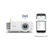 明基（BenQ） E580 智能投影机 投影仪（1080P分辨率 无线同屏 蓝牙输出）(白色 官方标配)第2张高清大图