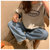 MISS LISA韩版ins字母印花短袖t恤女夏季宽松显瘦中长款上衣9464(浅灰色 S)第5张高清大图