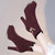 大盛公羊粗2018秋冬季保暖时尚短筒靴子英伦风高跟女鞋潮(红色 40)第4张高清大图