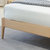 恒兴达 榉木全实木床1.8米双人床现代轻奢风格日式温莎原木床大床1.5米 木蜡油(1.8*2米框架款 床+床头柜*2)第5张高清大图