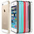 木木（MUNU）苹果Apple iPhone5/5s 手机保护壳 手机套 圆弧金属边框(银色)第2张高清大图