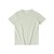 210g品质冰丝棉拉架纯色情侣装潮流 2021夏季新款男士短袖t恤(白色 S)第7张高清大图