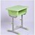 兴淮家具 ABS塑钢课桌椅 600*450*760(绿色 塑钢)第3张高清大图