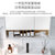 九牧(JOMOO)浴室柜组合北欧风洗脸盆落地式原木色卫浴柜子A1257(默认)第6张高清大图