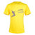 艾迪宝ADIBO 羽毛球服男女款透气运动T恤A127(黄色 S)第3张高清大图